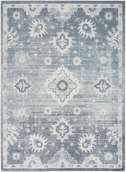 Nourison Astra Denim Pet Friendly Machine Washable Rug - 6'7" x 9'