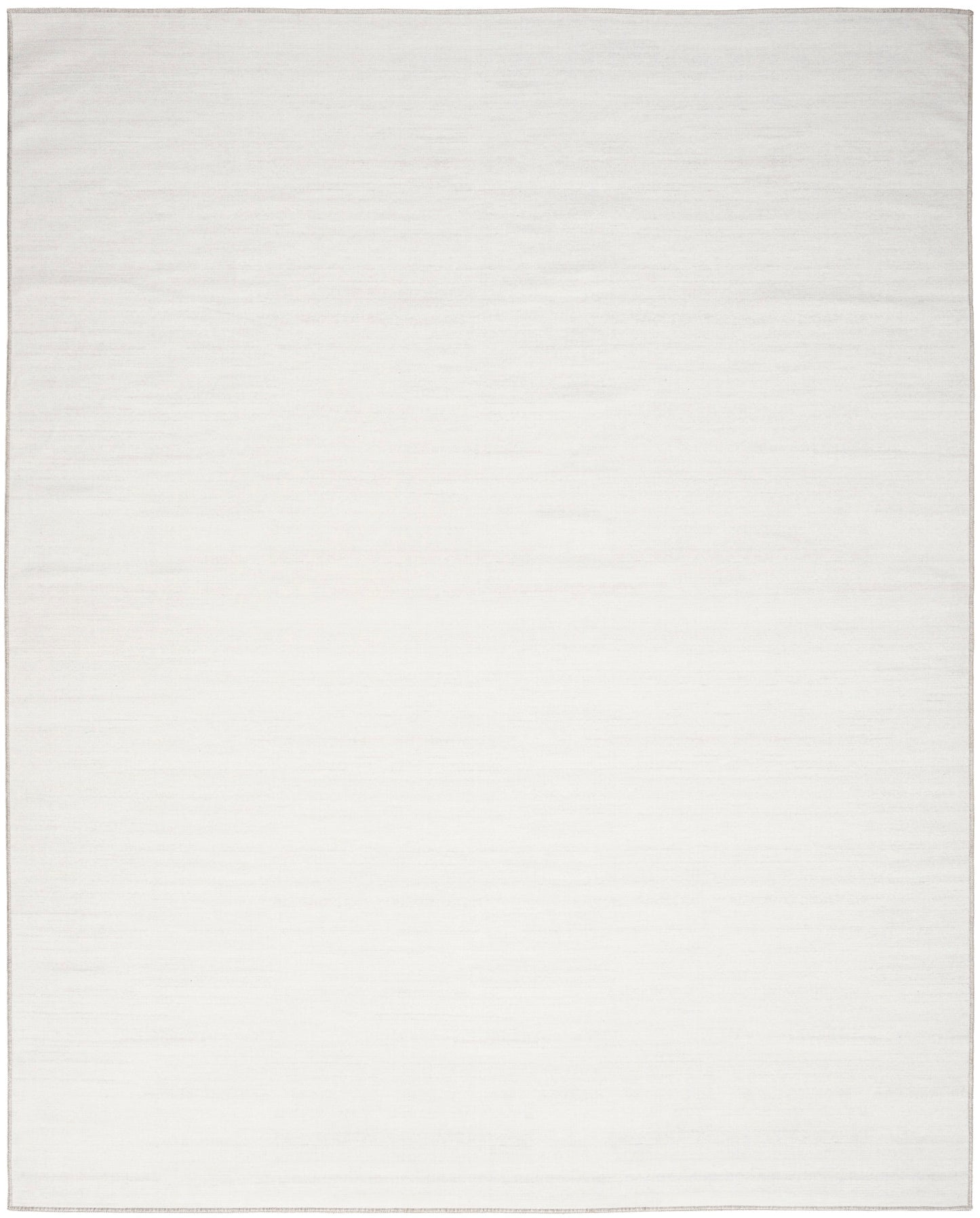 Nourison Essentials Loom Woven Ivory & Grey Machine Washable Rug - Main