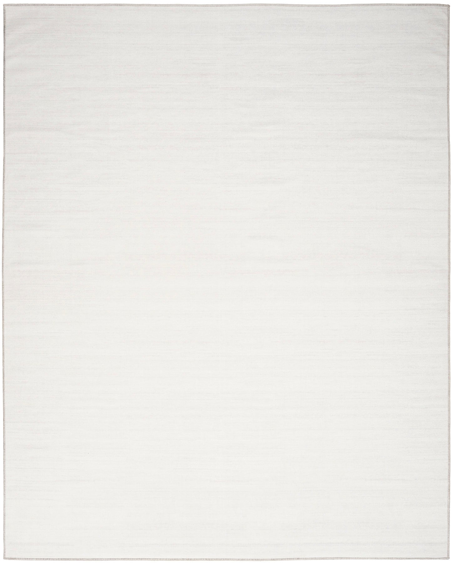 Nourison Essentials Loom Woven Ivory & Grey Machine Washable Rug - Main