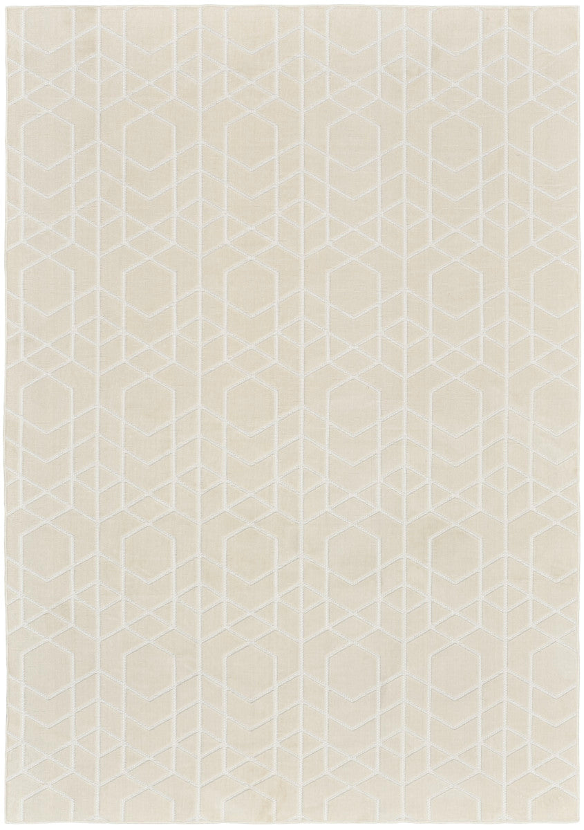 Nourison Charm Ivory Pet Friendly Machine Washable Rug - 5' x 7'