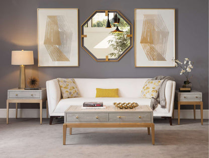Perrine Wood Rectangular End Table - Room Scene