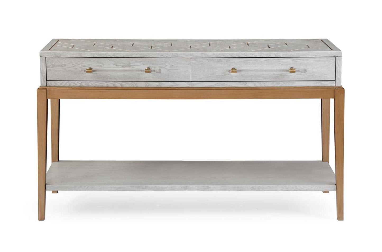 Perrine Wood Console Table - Straight On