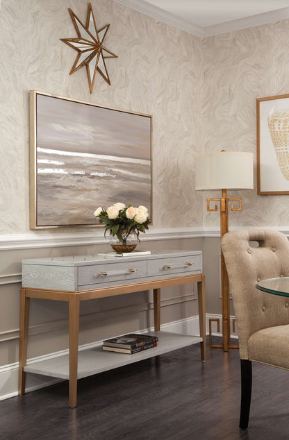 Perrine Wood Console Table - Room Scene