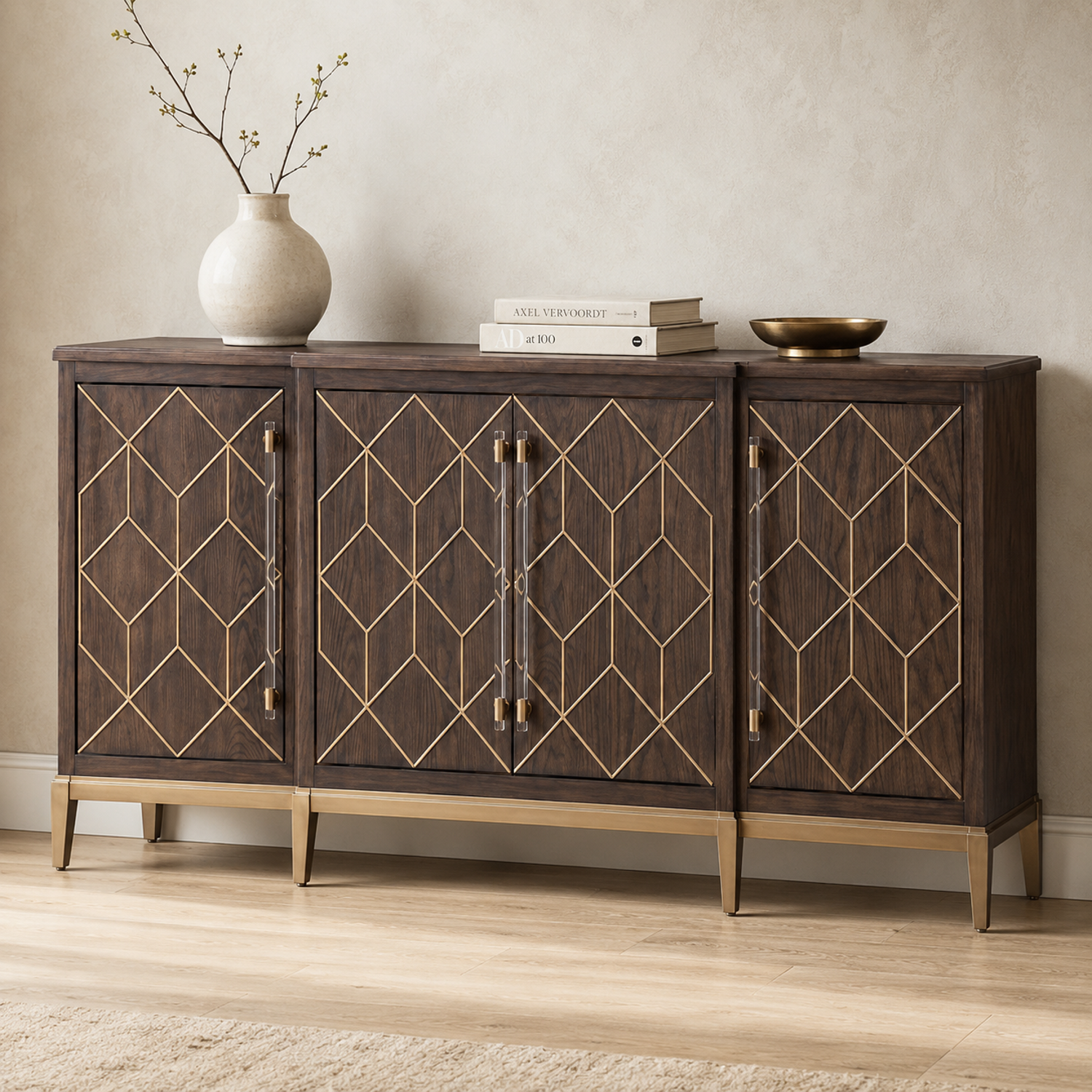 Perrine Brown Oak Server - Main