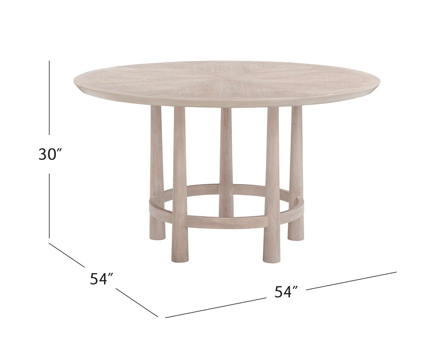 Horizons Dining Table - Dimensional