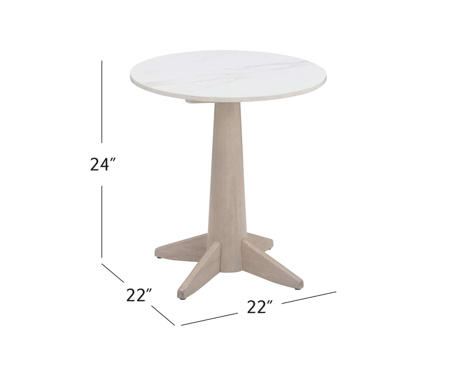 Horizons End Table - Dimensional