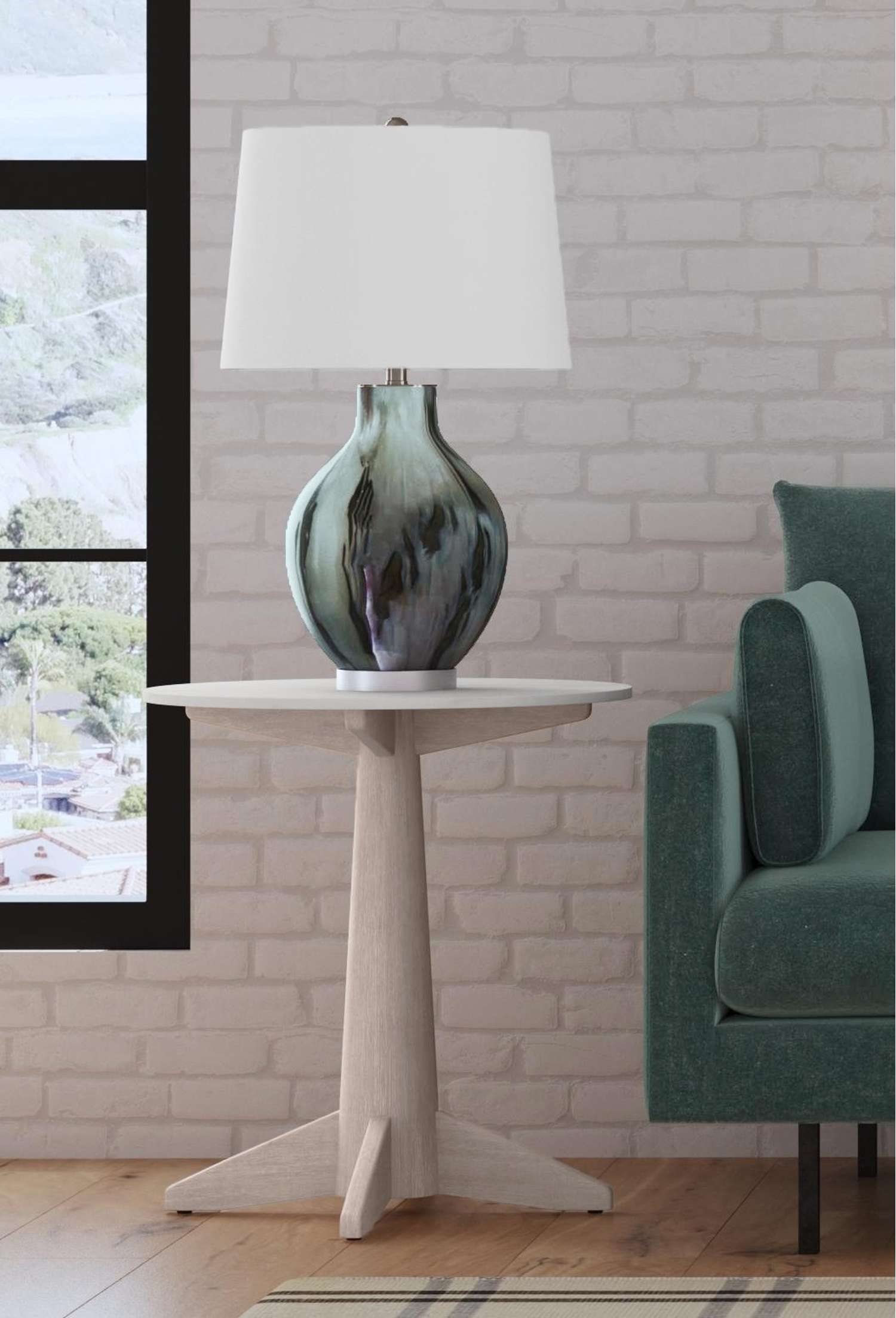 Horizons End Table - Room Scene
