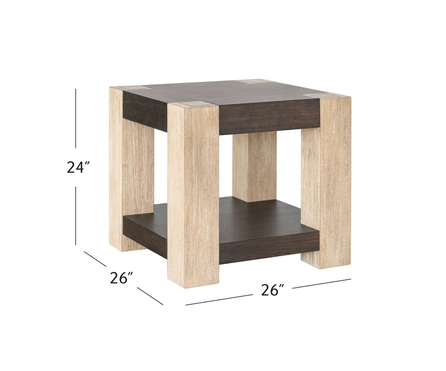 Harmony End Table - Dimensional