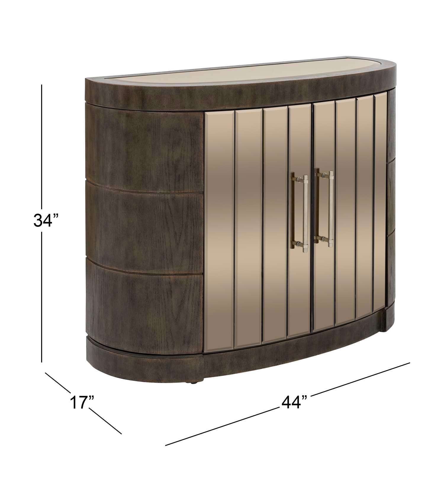 Serrano Hall Cabinet - Dimensional