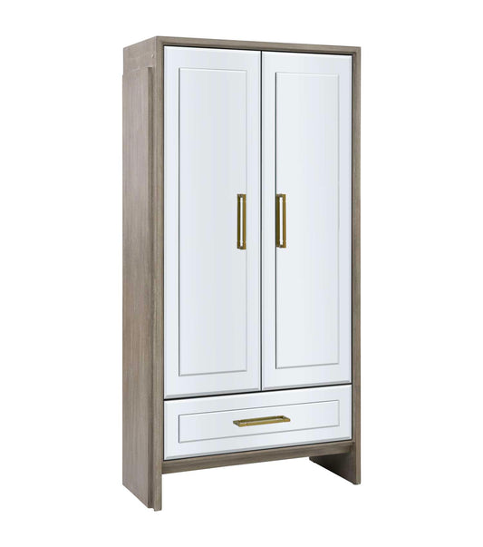 Lansing Tall Bar Cabinet - Angle