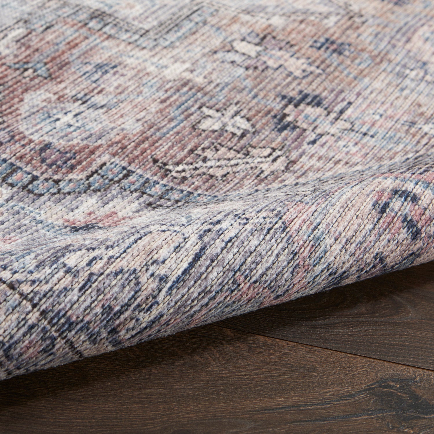 Nourison New Concept Grey Machine Washable Rug - Texture