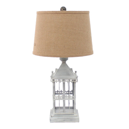 Gray Table Lamp