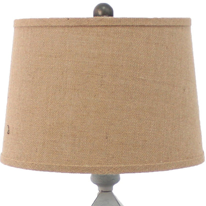 Gray Table Lamp