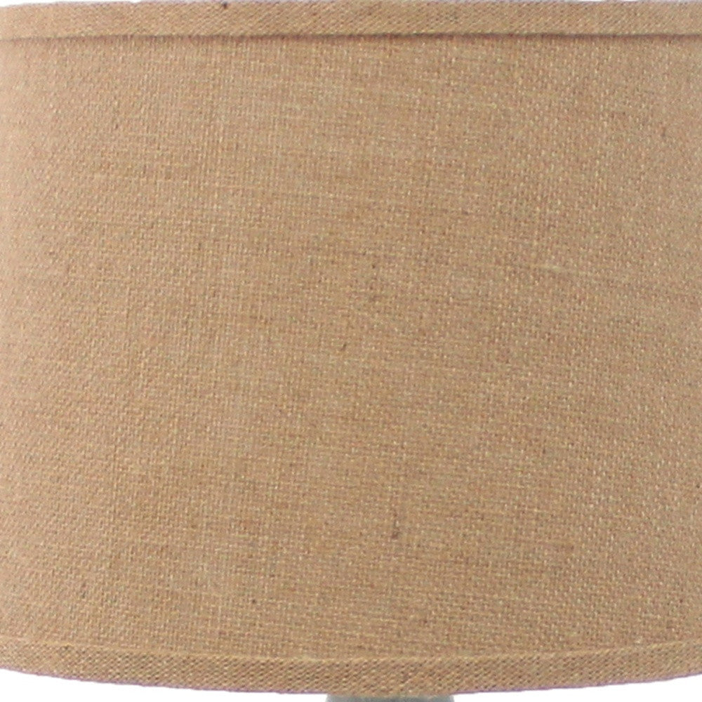 Gray Table Lamp