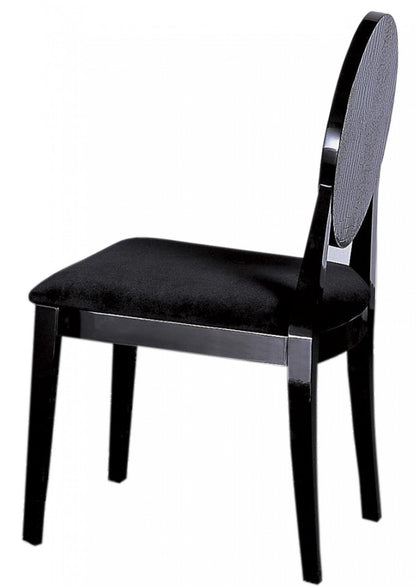 Black Velvet Dining Chair - Set of 2
