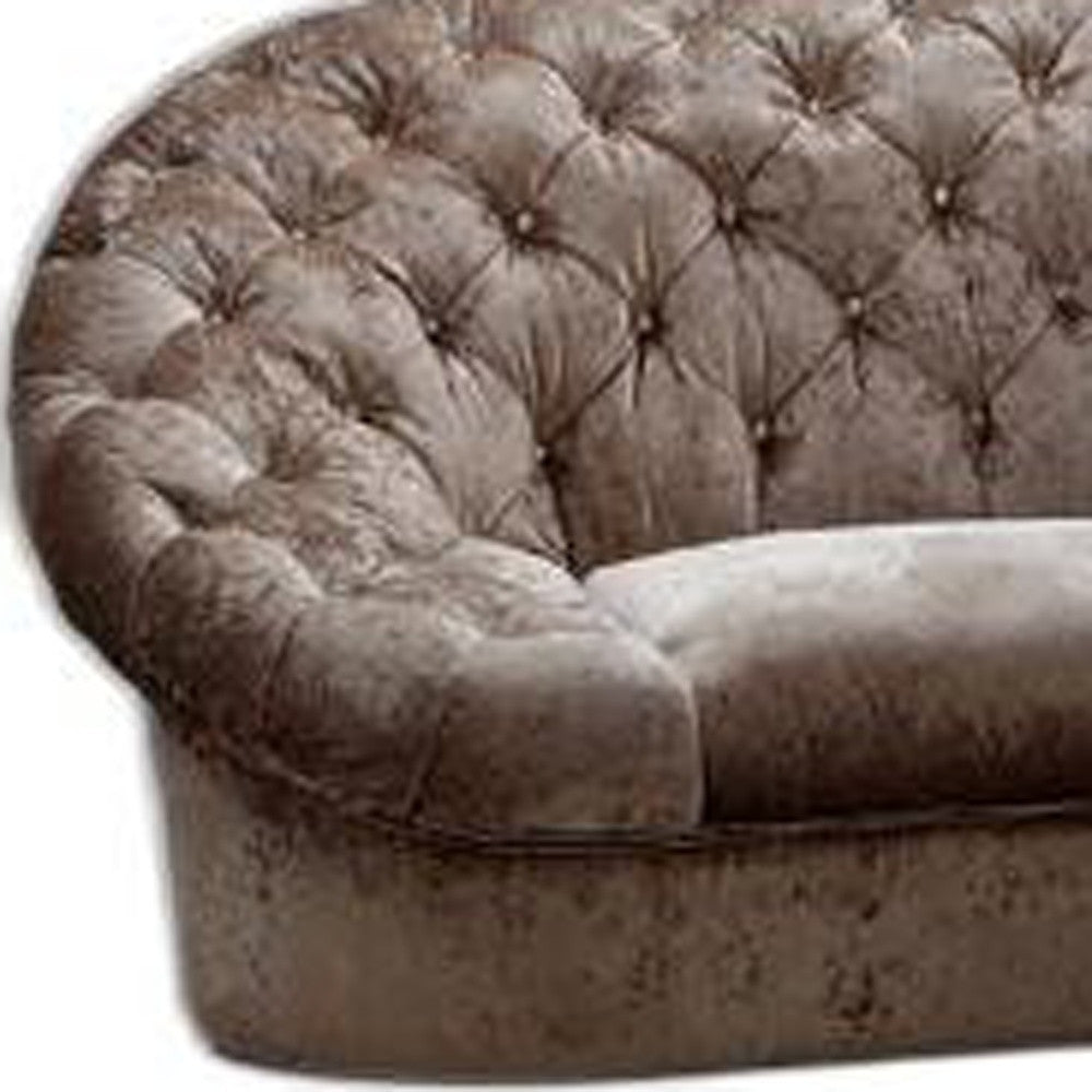 Beige Velour Sectional