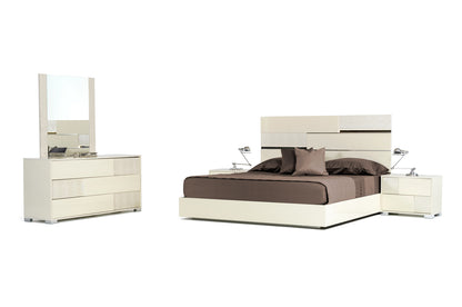 Natural Solid Wood 6-Drawer Double Dresser