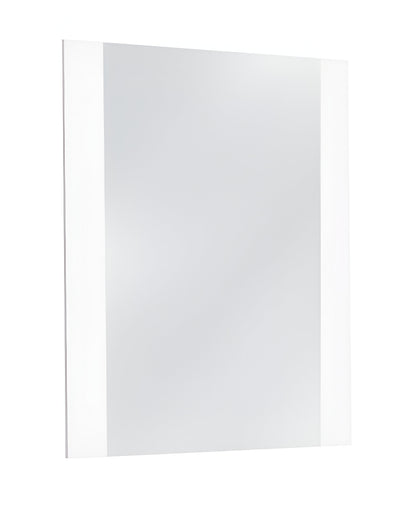 White Framed Mounted Dresser Mirror