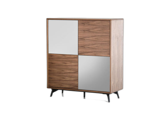Solid Wood Sideboard w/ Glass Door