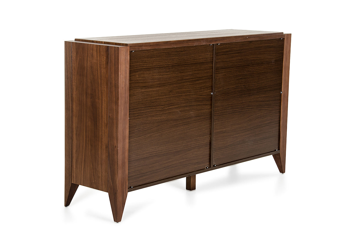 Gray Solid Wood 7-Drawer Gentlemans Chest