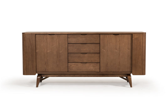 Walnut Wood & Veneer Sideboard