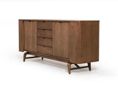 Walnut Wood & Veneer Sideboard