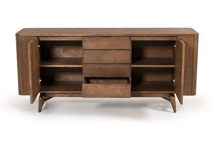 Walnut Wood & Veneer Sideboard