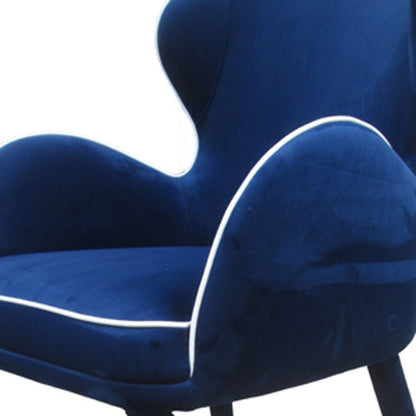 Blue Fabric Dining Chair