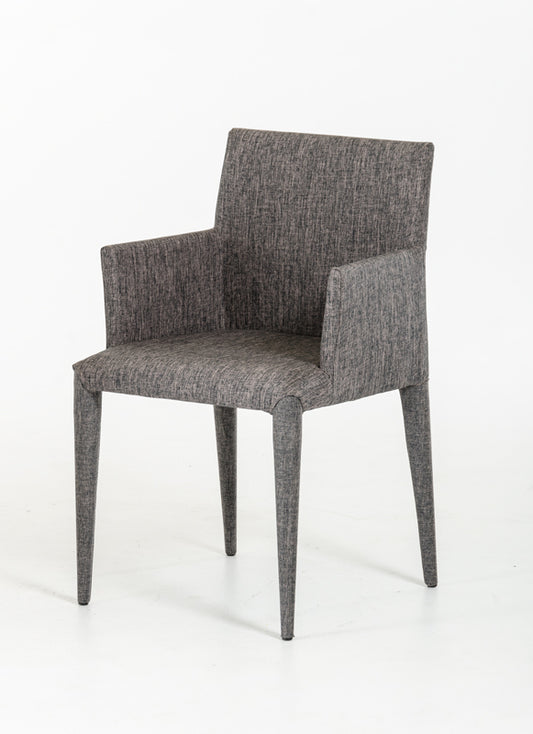 Gray Fabric Dining Chair