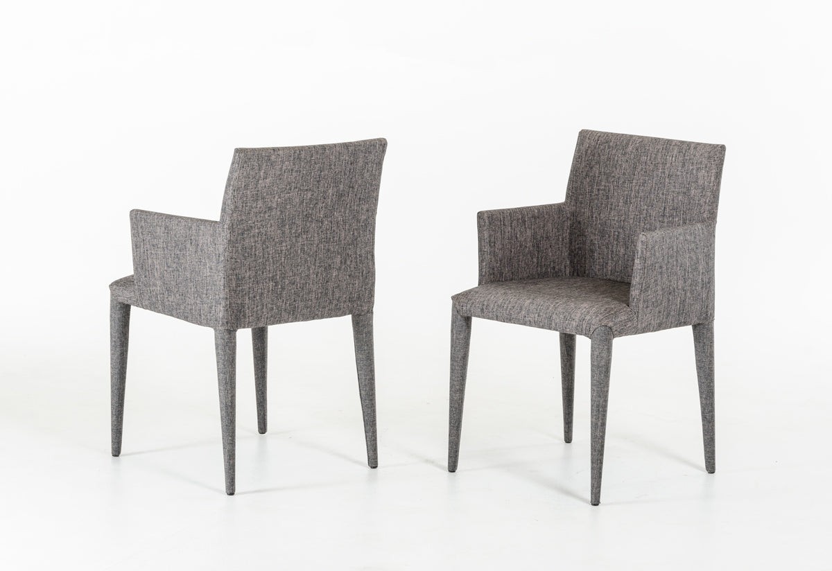 Gray Fabric Dining Chair