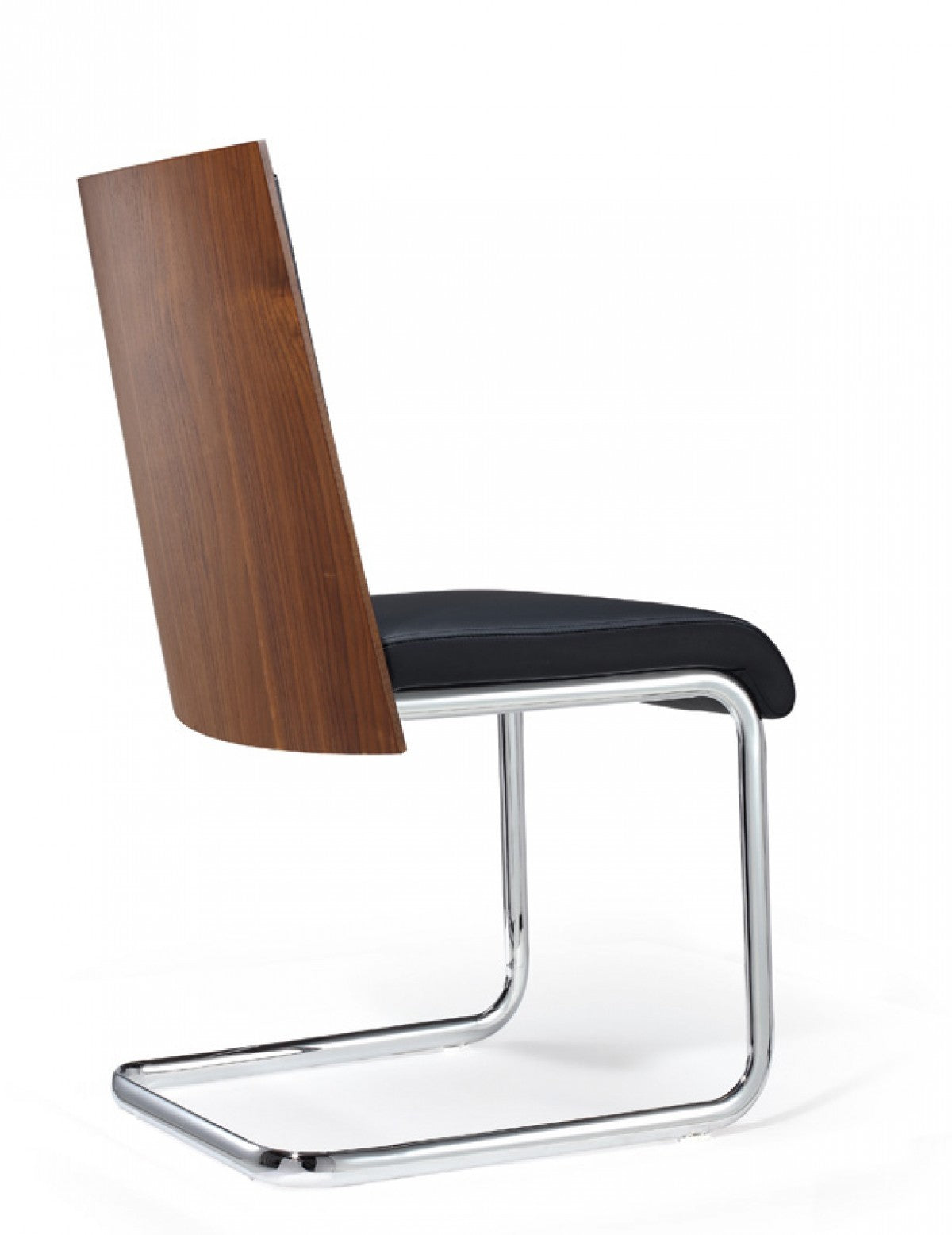 Black & Silver Faux Leather Dining Chair - Set of 2