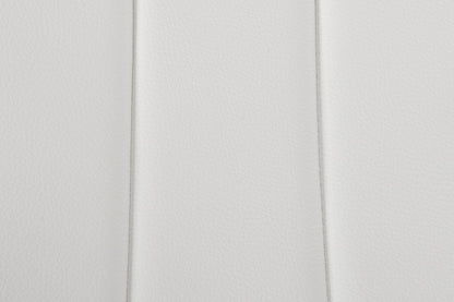 White & Silver Faux Leather Dining Chair - Set of 2