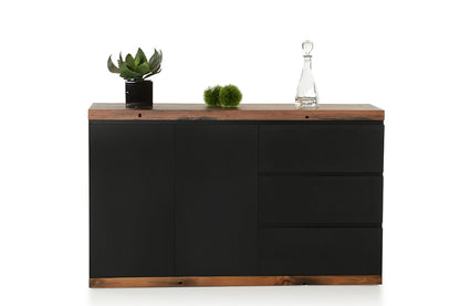 Black Ship Wood Sideboard