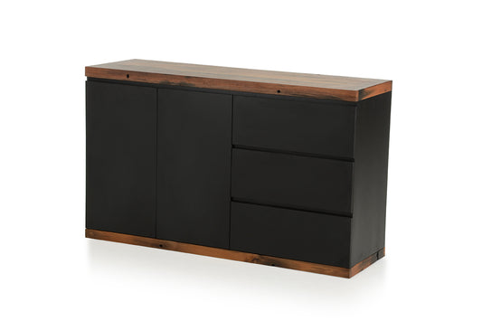 Black Ship Wood Sideboard
