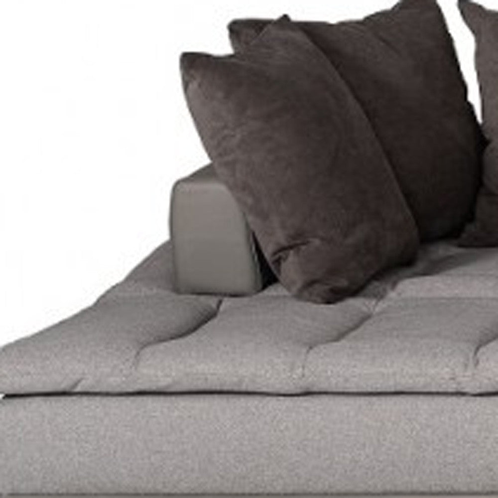 Grey Fabric Sectional