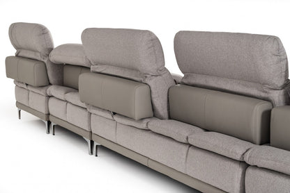 Grey Fabric Sectional