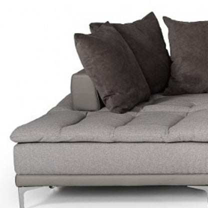 Grey Fabric Sectional