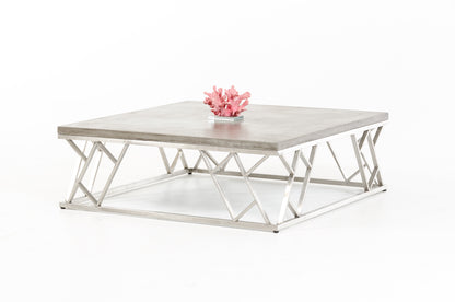 Concrete & Steel Coffee Table