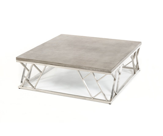 Concrete & Steel Coffee Table