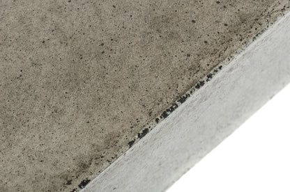 Gray Concrete Modern Square Coffee Table