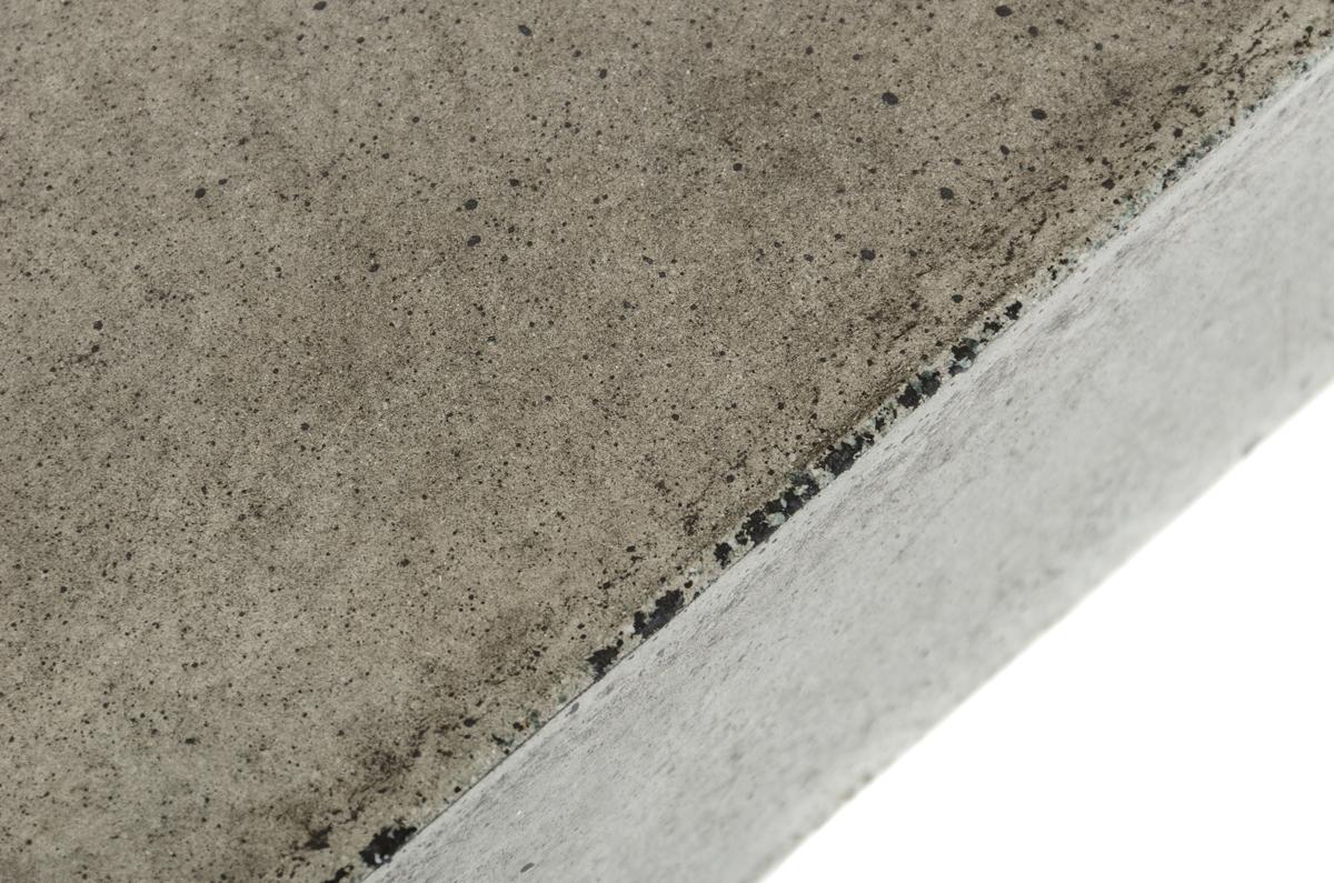 Gray & Dark Gray Concrete Square Block Coffee Table image 8