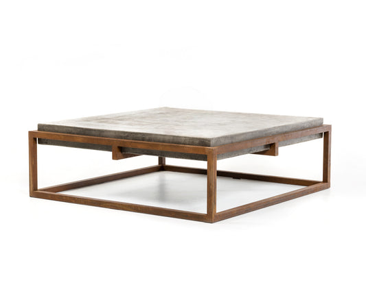 Concrete & Metal Coffee Table