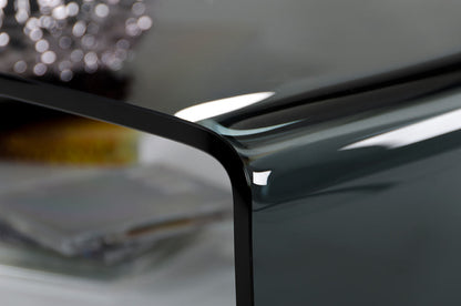 Glass Steel & Mdf Coffee Table