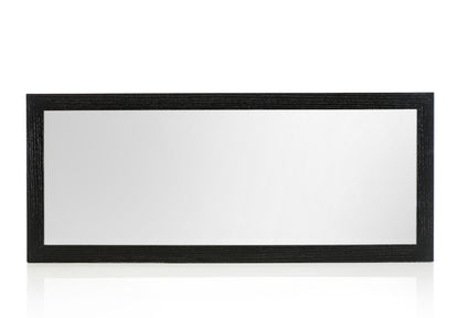 Black Mdf And Glass Mirror