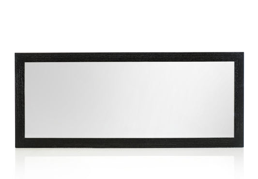 Black Mdf And Glass Mirror