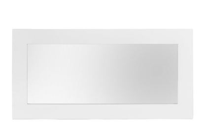 White Mdf And Glass Mirror