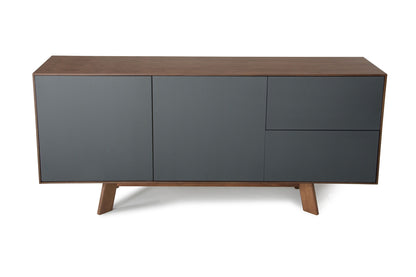 Charcoal 2 Drawer Sideboard w/ 2 Doors