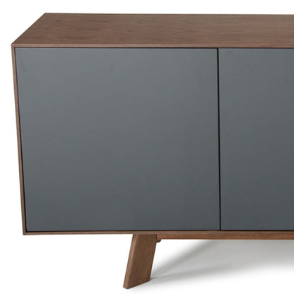 Charcoal 2 Drawer Sideboard w/ 2 Doors