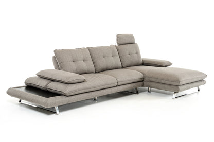 Grey Fabric Sectional