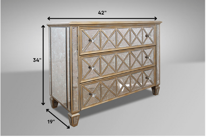 Natural Solid Wood 5-Drawer Chest